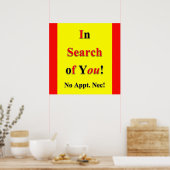 À la recherche de vous Affiche Matte (Cuisine)