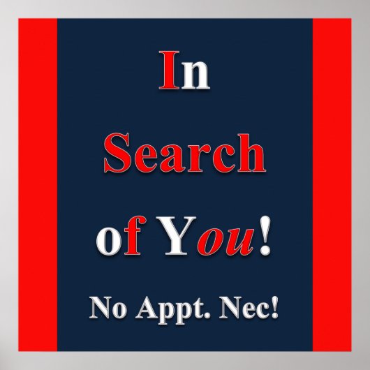 À la recherche de vous Poster Matte (Devant)