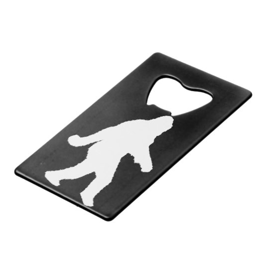 À la recherche du Squatch Silhouette Blanche (Devant Angle)