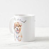 A la recherche d'un ami chiot Mug (Devant gauche)
