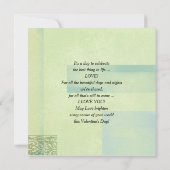 À la reine de mon coeur. Cartes de Saint Valentin (Dos)