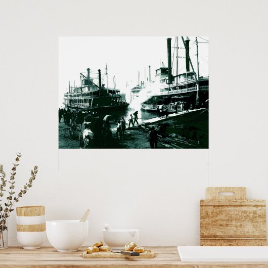 À la rivière - Poster (Cuisine)