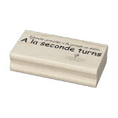 A La Seconde draait Rubberstempel (Stempel)