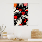 À la vie Impression d'art Scène de toast avec (Cuisine)