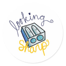 A L'Air De Sharp ! Stickers Classe