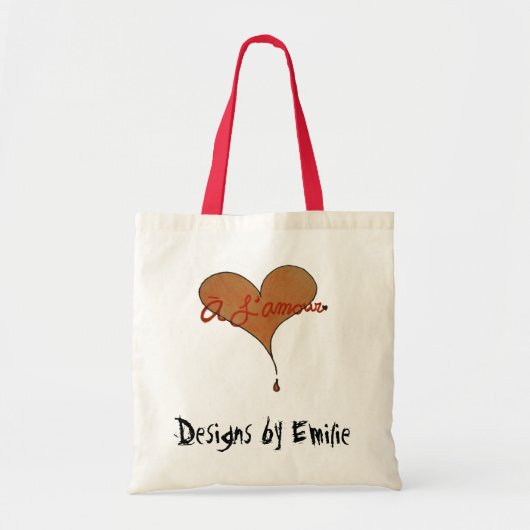 A L'amour Tote Bag (Voorkant)