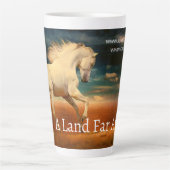 A Land Far Away Latte Mug Mok (Voorkant)
