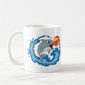 A large and stylish coffee mug as a gift (Gauche)