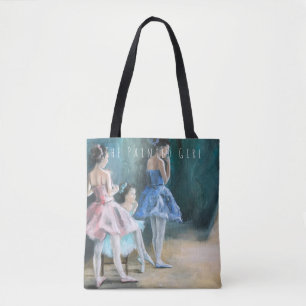 "À l'arrière plan" sac fourre-tout bleu à danse