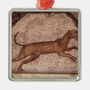A Leopard Metalen Ornament