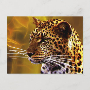 A leopard Stance Briefkaart