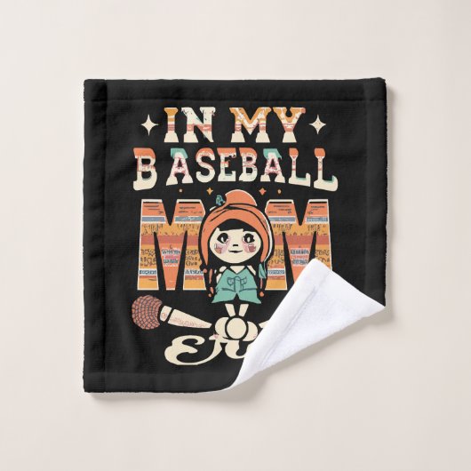 À l'ère de ma mère de baseball (Gant de toilette)