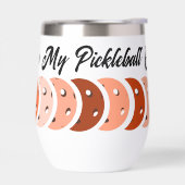 À l'ère de mon Pickleball - Orange Vibes Design T- (Gauche)