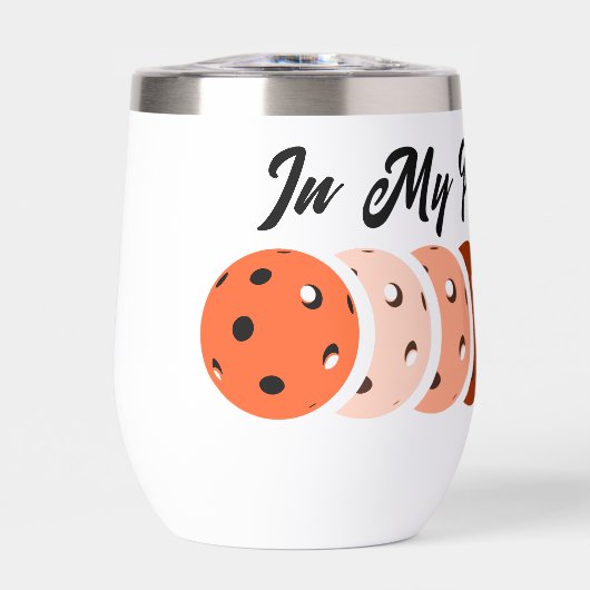 À l'ère de mon Pickleball - Orange Vibes Design T- (Avant)