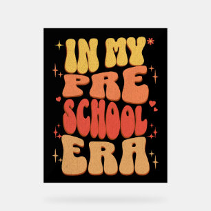 À l'ère de mon préscolaire Retour à l'école matern