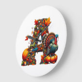 A letter A in Thanksgiving style Grote Klok (Hoek)