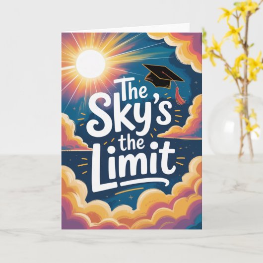 A Level Exam Congratulation Graduation  Kaart (Gele Bloem)