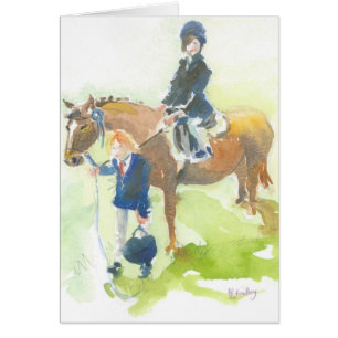 À l'exposition de poney