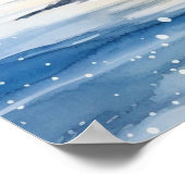 A Lighthouse in Winter Poster (Hoek)