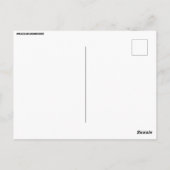 A-LIJST CABINE BRIEFKAART (Achterkant)