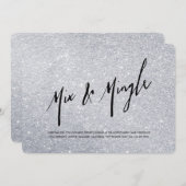 A li'l Silver Holiday Party Invitation (Devant / Derrière)