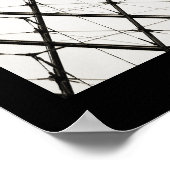 A l'intérieur de la pyramide du Louvre - affiche (Coin)