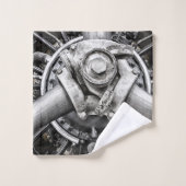 À l'intérieur d'un propulseur (Gant de toilette)