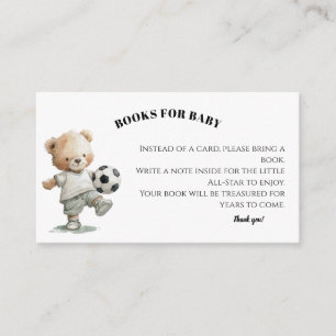 A Little All-star Baby Shower Books For Baby Informatiekaartje