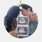 A little Bambina Coming Soon Keramisch Ornament (Achterkant)