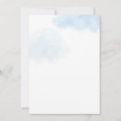 A Little Bear Is on the Way Customizable Template  Kaart (Achterkant)