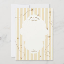 A Little Bee Baby Shower Dankkaart Bedankkaart