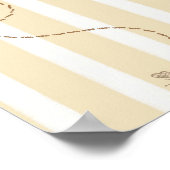 A Little Bee Baby Shower Welcome Poster (Coin)