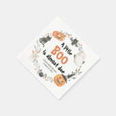 A Little Boo is bijna te wijten aan Halloween Baby Servet (Hoek)