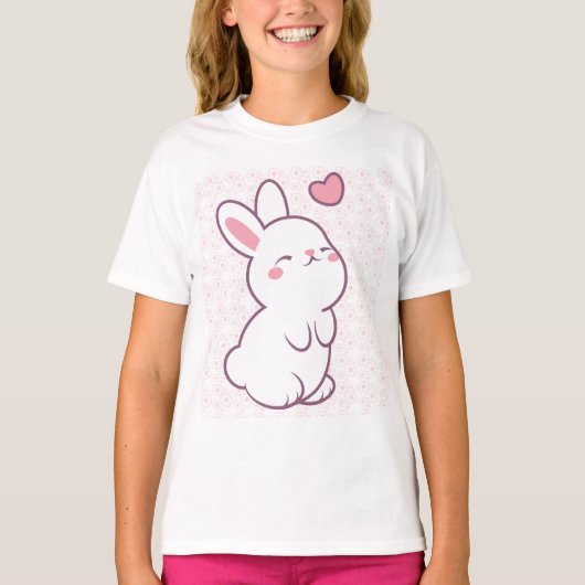 A Little Bunny Made of Feelings T-shirt (Voorkant)