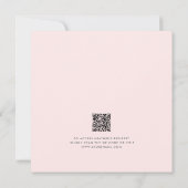 A Little Bunny Pink Rainbow Baby Shower Invitation (Dos)
