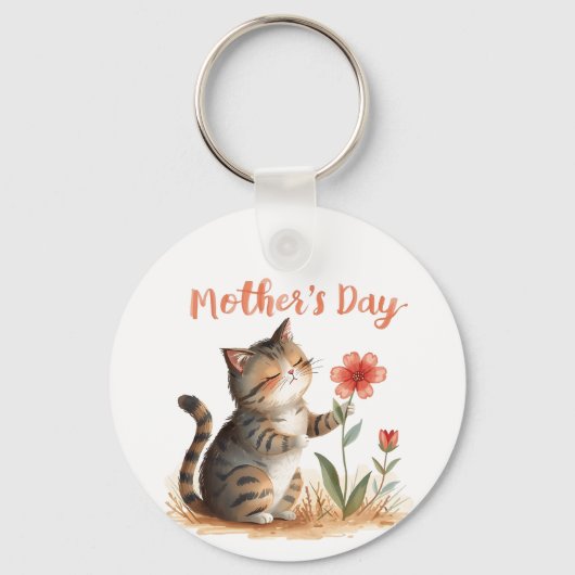 A Little Cat’s Gift for Mom Sleutelhanger (Voorkant)