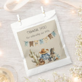 A Little Cowboy is op weg naar het Baby shower Bedankzakje (Geknipt)