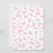 A little Cowgirl Baby Shower Girl Kaart (Achterkant)