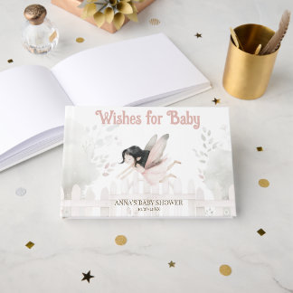 A Little Fairy is onderweg naar het Baby shower Gastenboek