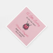 A Little Love Bug Is On The Way Ladybug Servet (Hoek)
