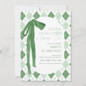 A Little Lucky Charm Is Turning One Invitation (Devant)