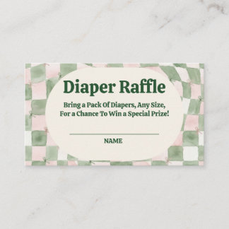 A Little Matcha Babe Matcha Diaper Raffle  Informatiekaartje