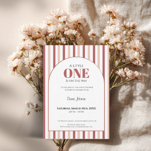 A Little One • Blush Pink Baby Shower Kaart