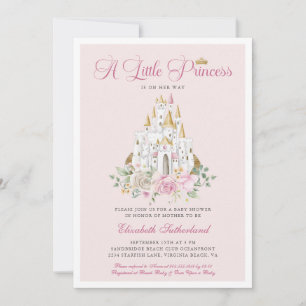A Little Princes is op weg naar haar Baby shower Kaart