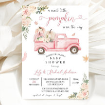 A Little Pumpkin is onderweg naar Baby shower Invi