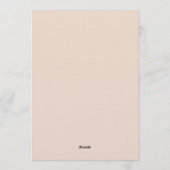 A little Queen Mardi Gras Float Baby Shower Kaart (Achterkant)