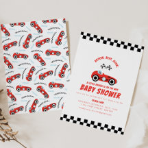 A Little Racer is op weg naar het Baby shower van 