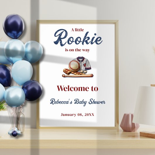 A Little Rookie On The Way beroemd gemaakt door Ba Poster