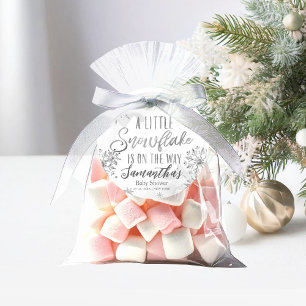 A Little Snowflake Baby Shower Dank Je Bedankjes Labels