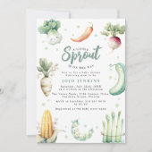 A Little Sprout Baby shower Invitation (Devant)